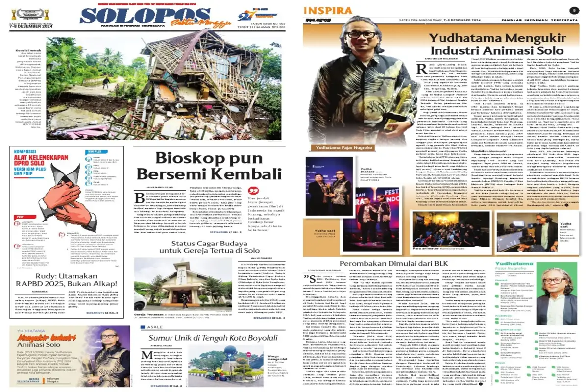 Solopos Hari Ini : Bioskop pun Bersemi Kembali