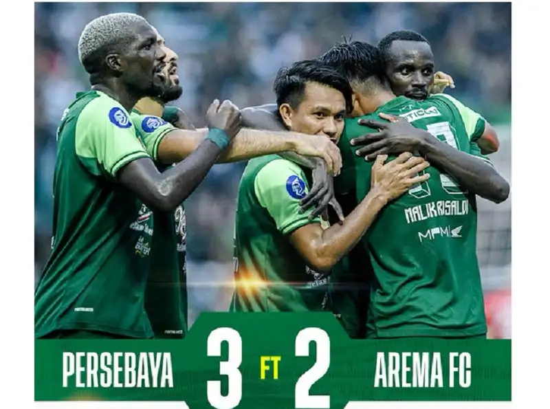 Persebaya Menangi Dua Kali Derbi Jatim di Tahun 2022 dan 2024, Skor Identik 3-2