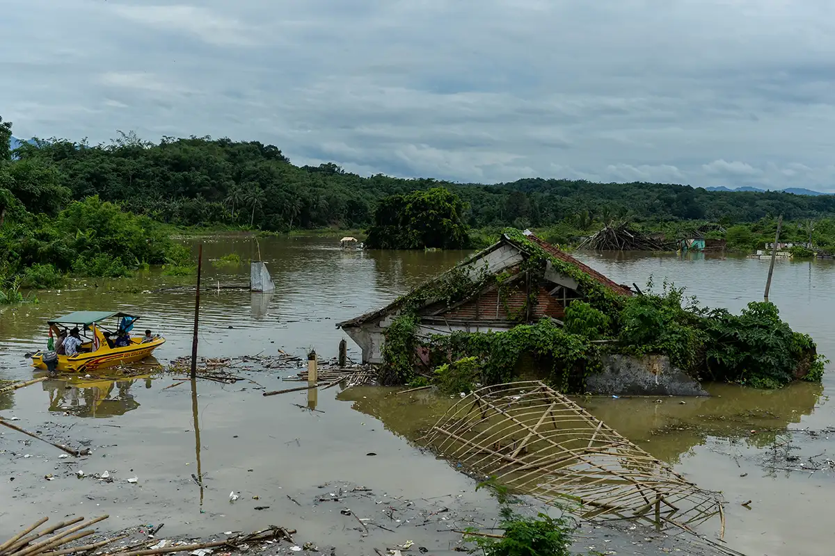 Potret Kampung Penampung Air Bendungan Karian di Lebak Mulai Tenggelam