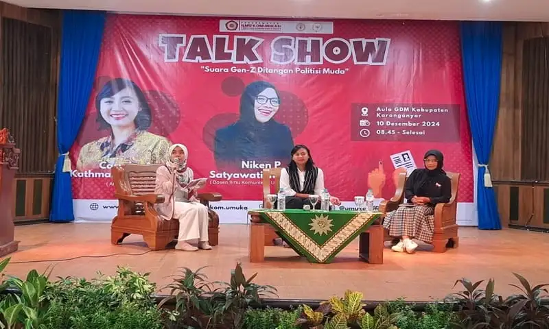 Umuka Gelar Talk Show Bareng Casytha A. Kathmandu Ajak Gen Z Melek Politik