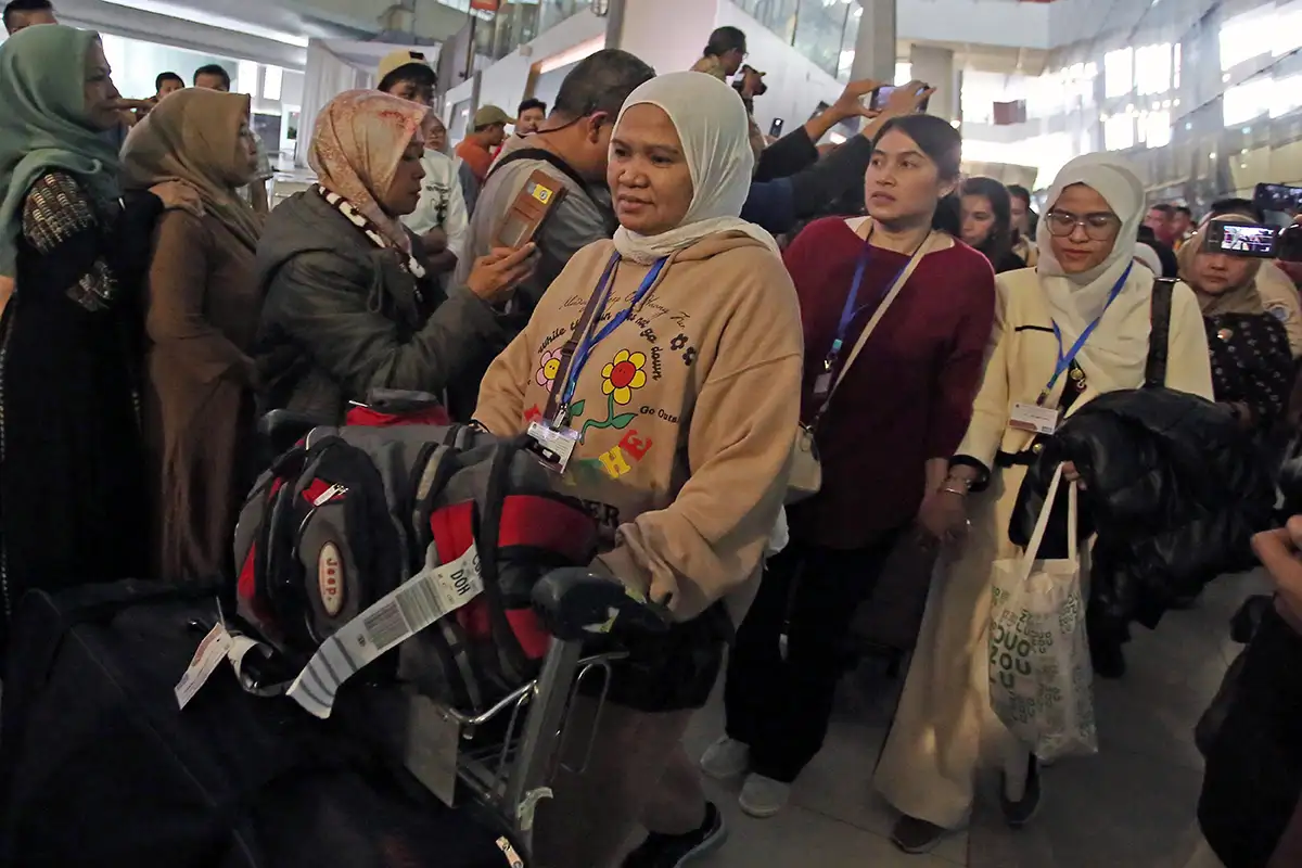 37 WNI Dievakuasi dari Suriah Tiba di Bandara Soetta Tangerang