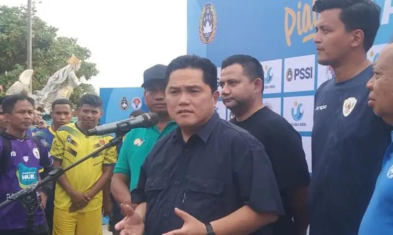 ASEAN Cup 2024: Erick Thohir Minta Pemain Timnas Indonesia Tenang Lawan Vietnam