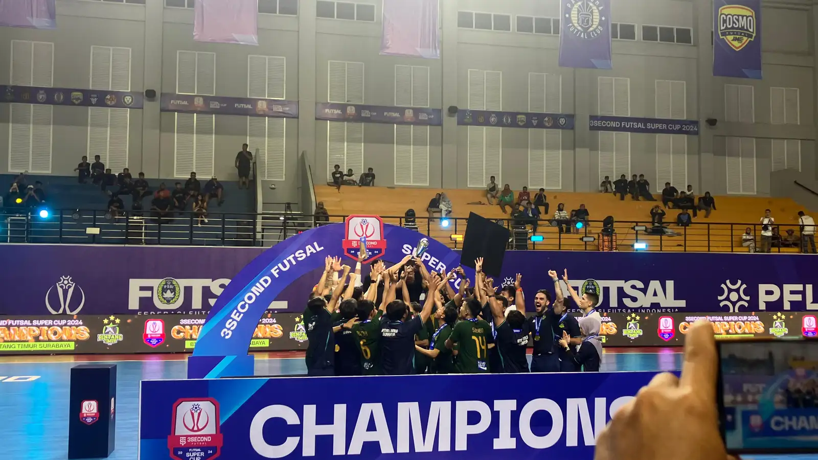 Menang Dramatis, Bintang Timur Surabaya Juara 3Second Futsal Super Cup