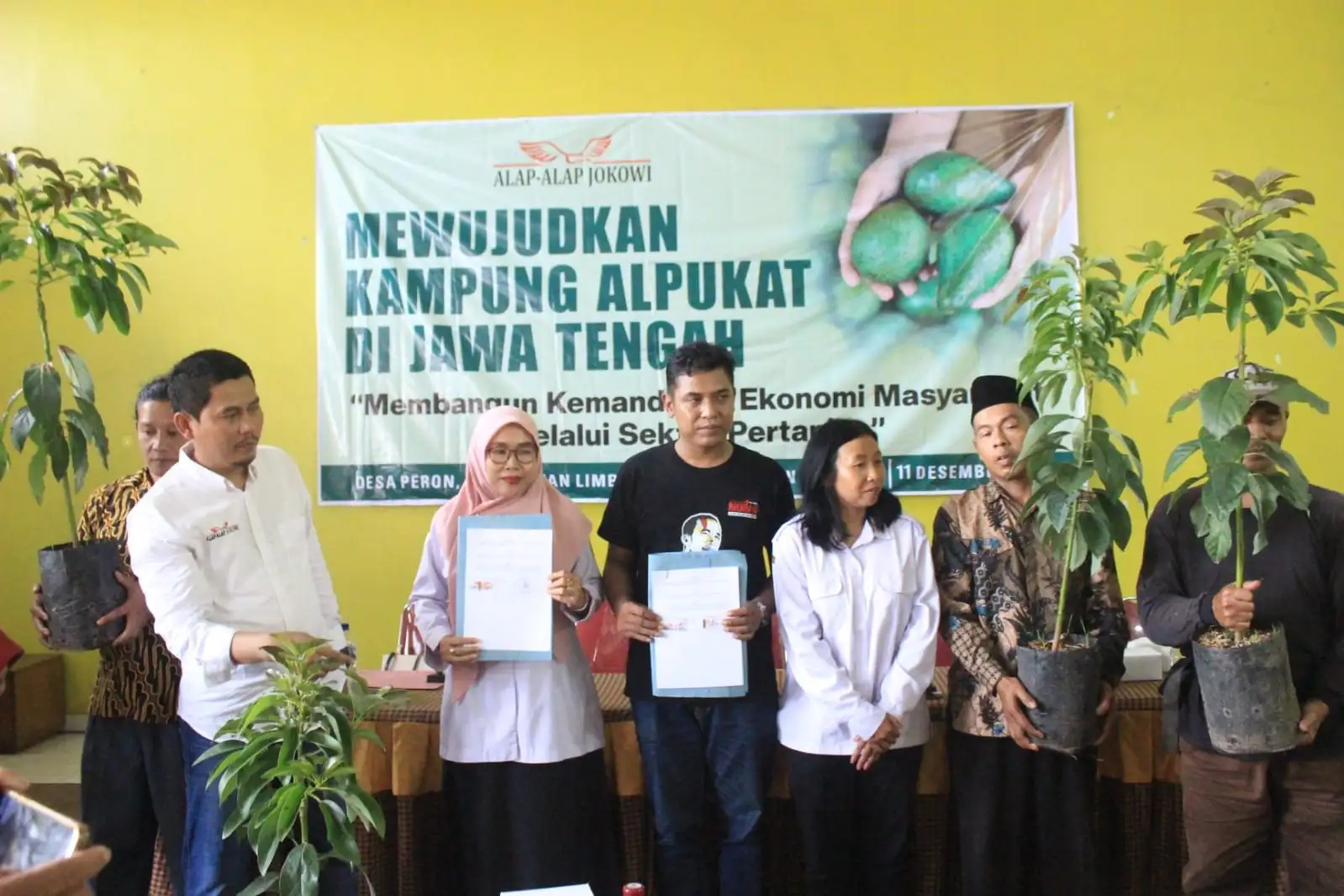 Dorong Kemandirian Ekonomi, Alap-Alap Jokowi Gagas Kampung Alpukat di Kendal