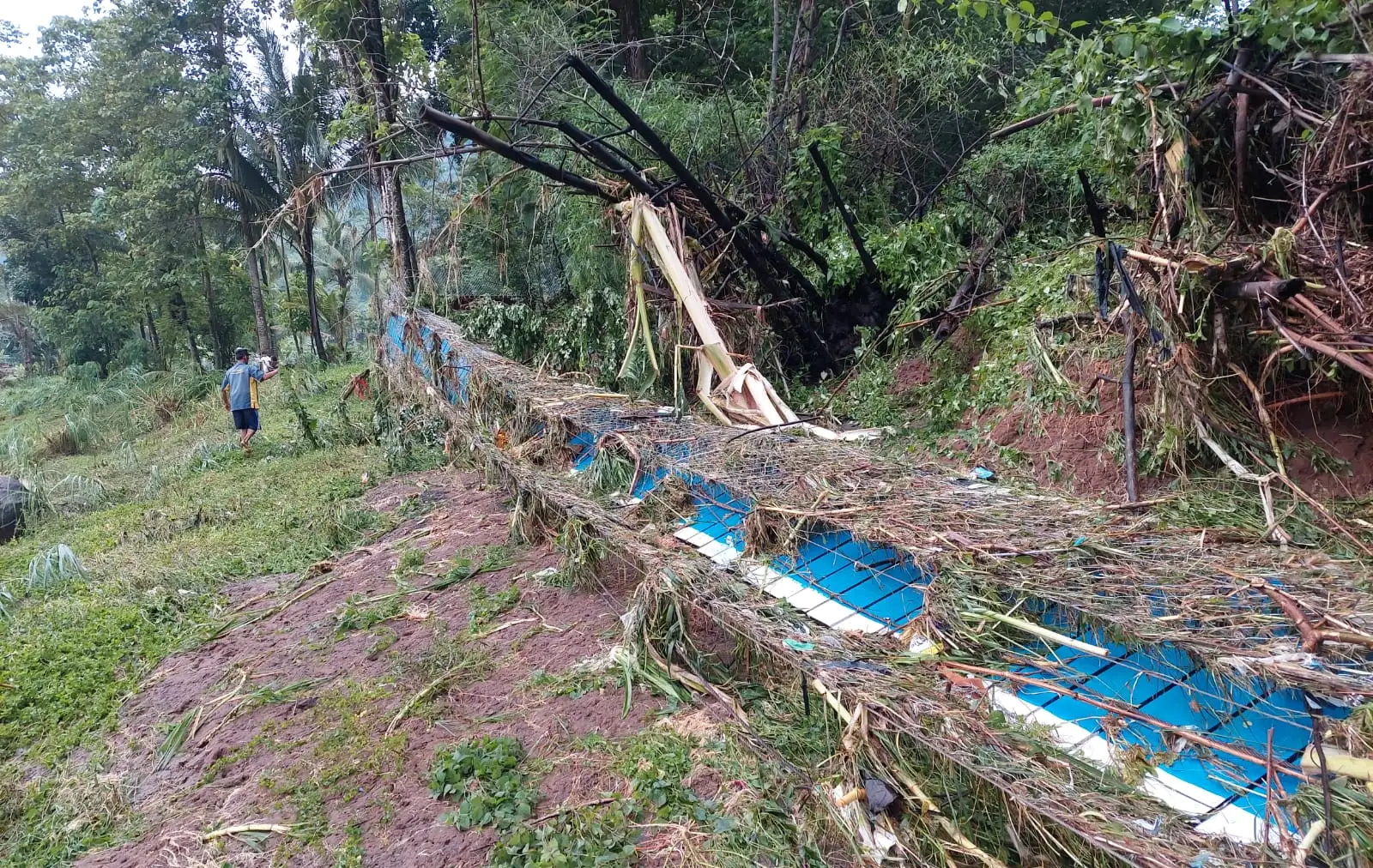 Jembatan Gantung di Sembukan Wonogiri yang Putus Sempat Dikunjungi Ahmad Luthfi