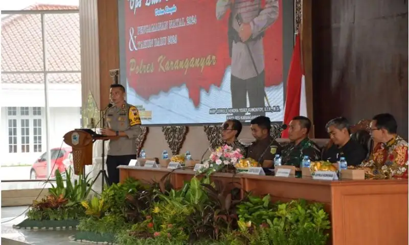 Pengamanan Nataru di Karanganyar Libatkan Ratusan Personel Gabungan