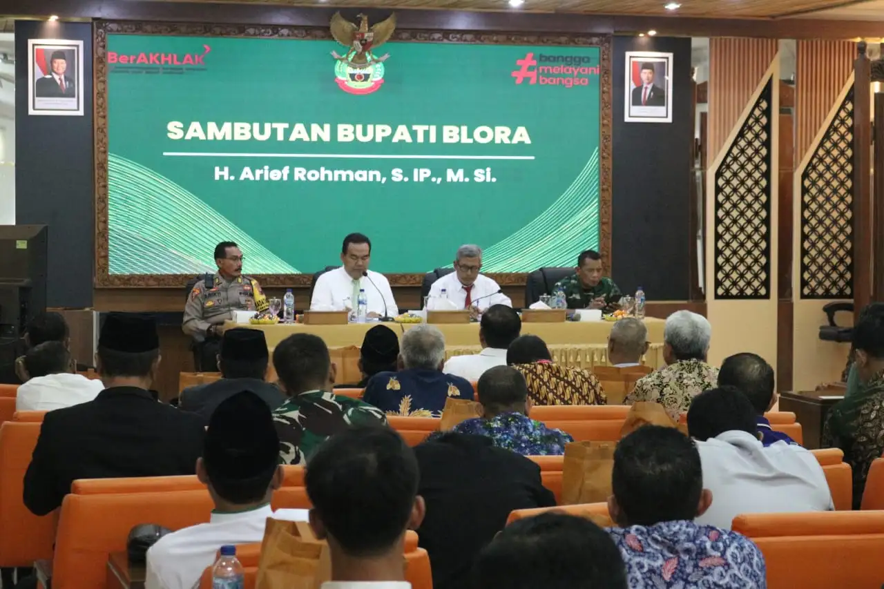 Persiapan Natal dan Tahun Baru 2025 di Blora, Bupati Arief Gelar Rakor Ekuinda