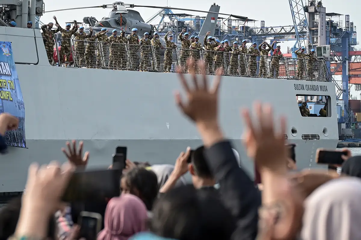 120 Prajurit Satgas MTF Konga Diberangkatkan ke Lebanon untuk Misi Perdamaian