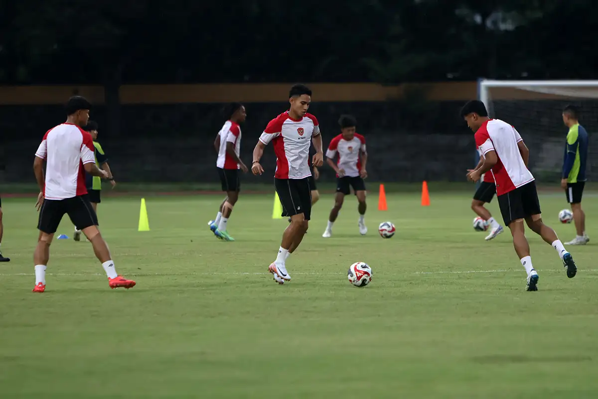 Latihan Timnas Indonesia di Sriwedari Solo Jelang Laga Hidup Mati Lawan Filipina