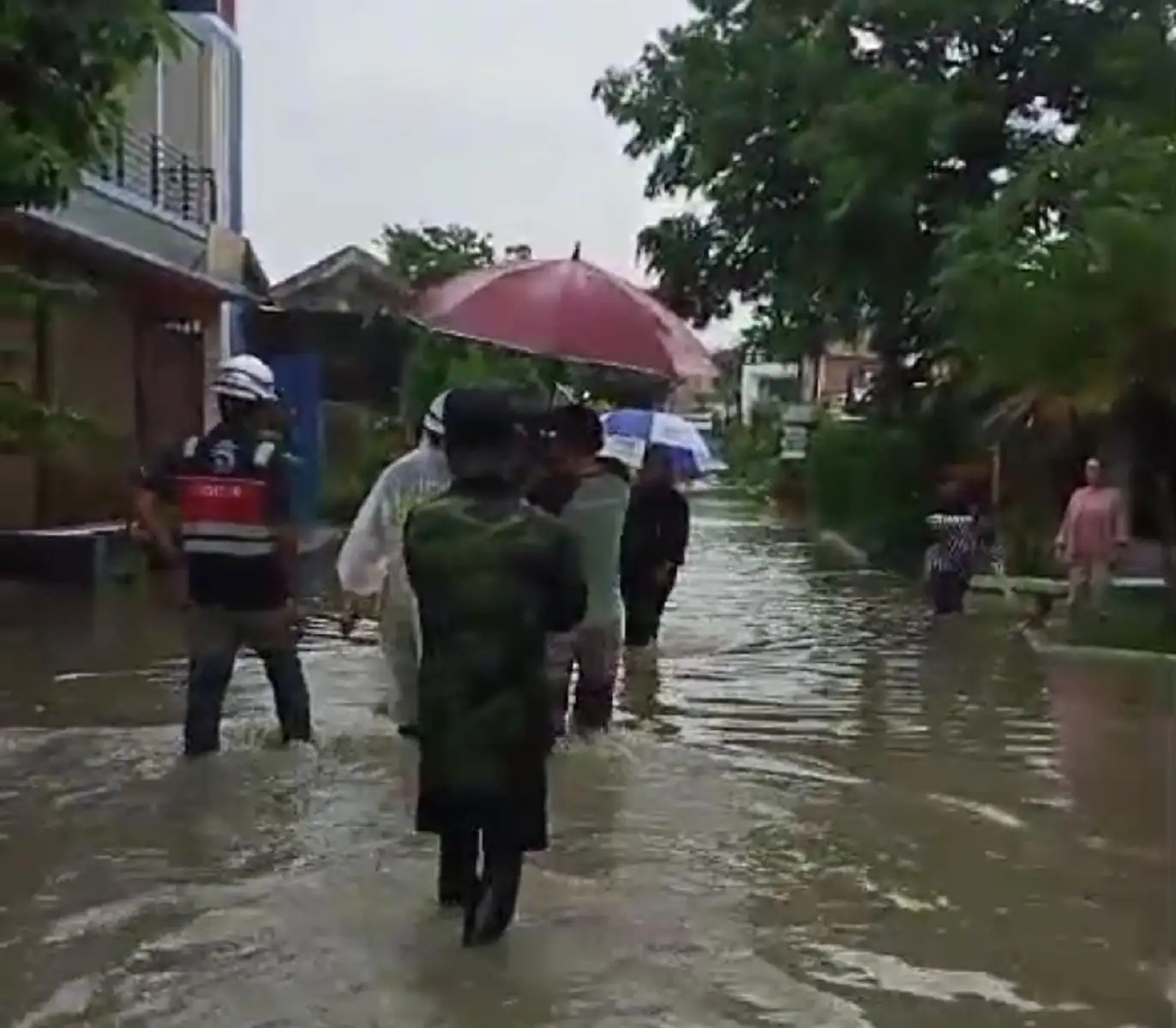 Kampung Sambirejo Dekat Underpass Joglo Solo Banjir Lagi, 70-An Rumah Tergenang