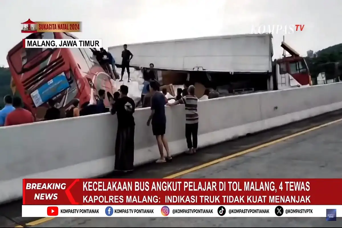 Pemkab Bogor: Rombongan Pelajar Kecelakaan di Tol Malang Tak Lapor Mau Studi Tur