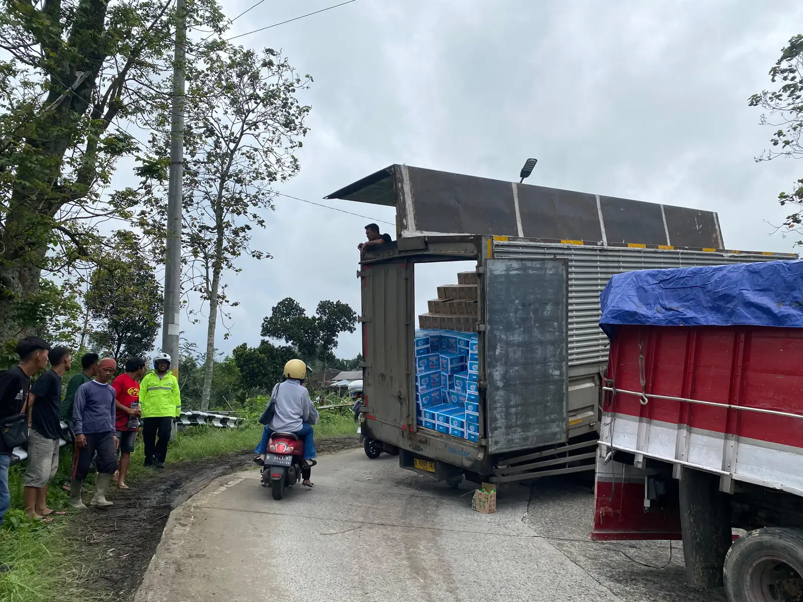 Sopir Bingung, Begini Kronologi Truk Tak Kuat Nanjak di Irung Petruk Boyolali