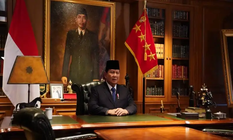 Presiden Prabowo Subianto Ucapkan Selamat Tahun Baru 2025 ke Rakyat