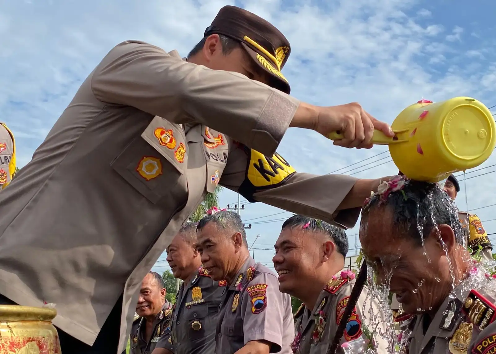 97 Personel Polres Klaten Naik Pangkat