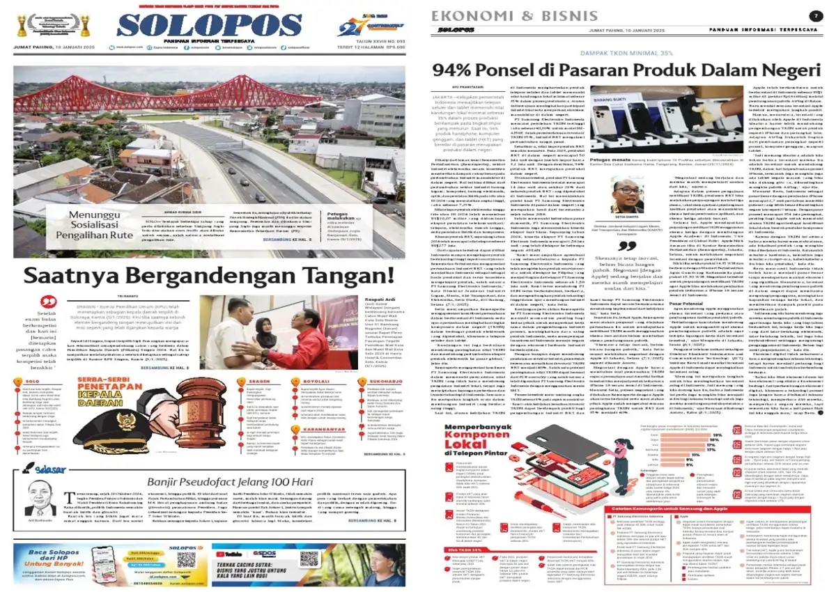 Solopos Hari Ini : Saatnya Bergandengan Tangan!