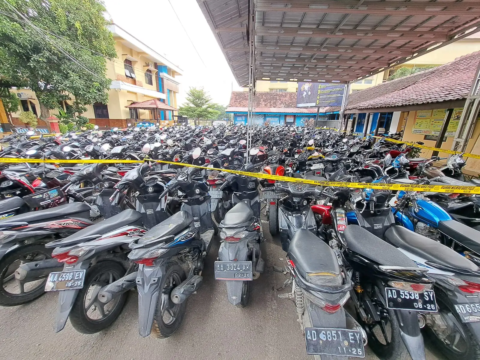 Terlibat Balap Liar, 212 Motor Disita Polres Sragen dan 1 Orang Proses Hukum