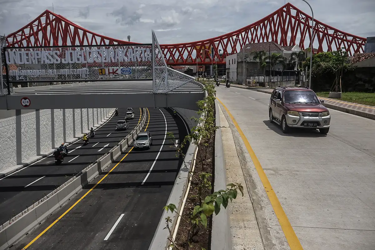 Hari Kedua Dibuka, Begini Suasana Lalu Lintas di Underpass Joglo Solo