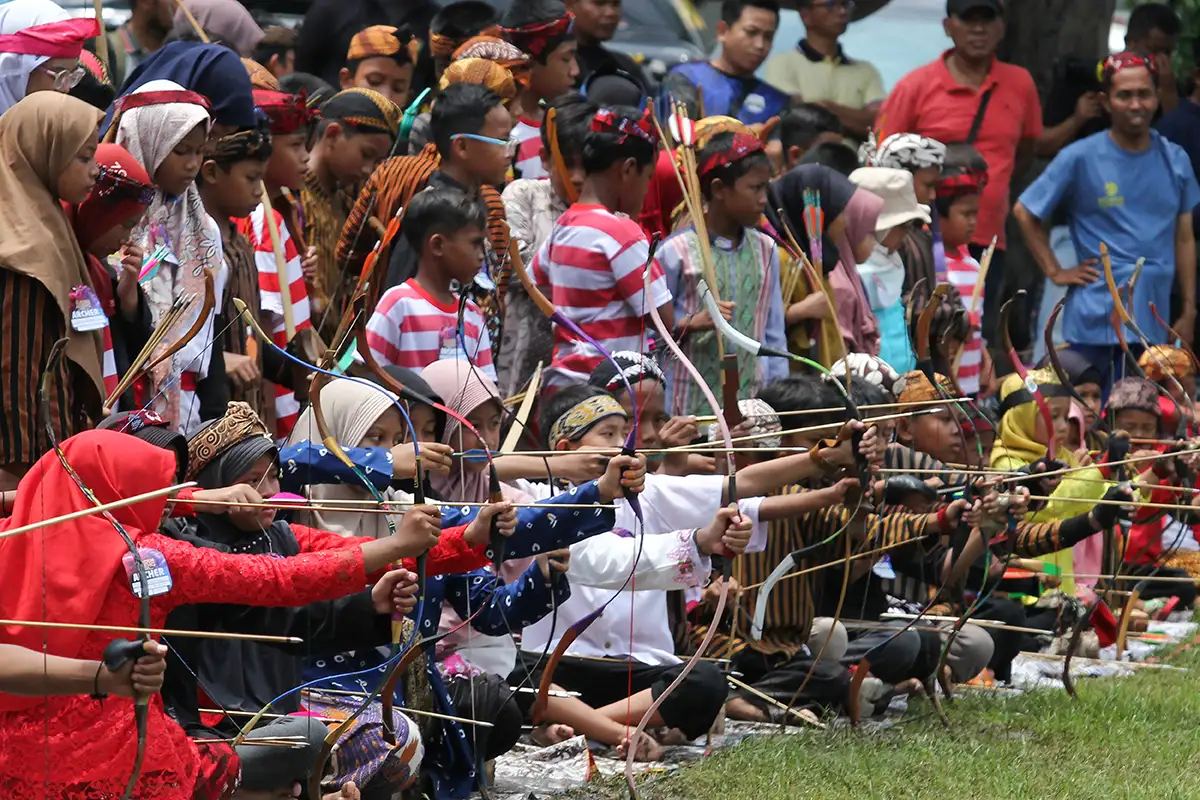 Lomba Jemparingan di Surabaya, Lestarikan Seni Budaya Panahan Tradisional