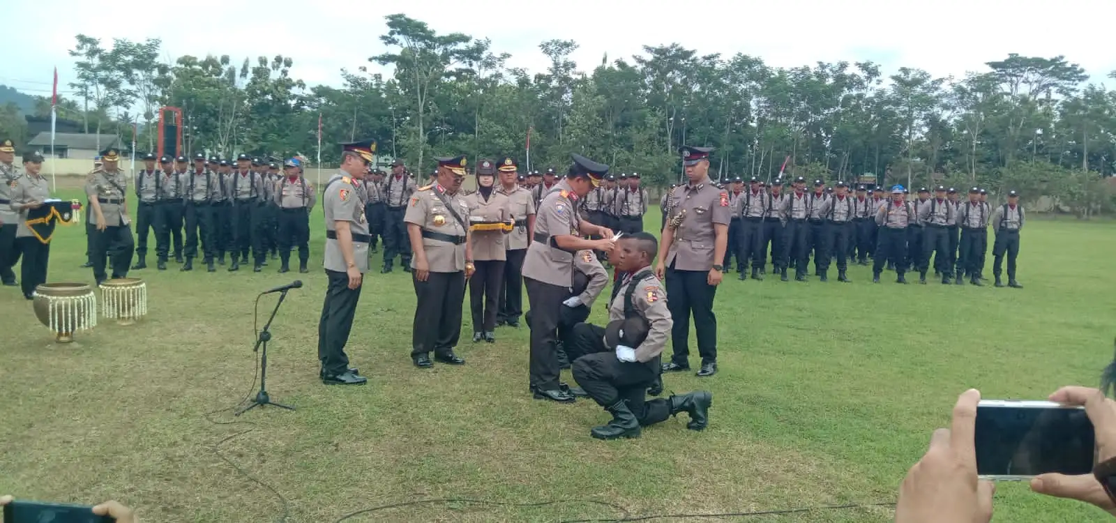 434 Bintara Polisi Digembleng Pelatihan Khusus Pertanian di Banyubiru Semarang
