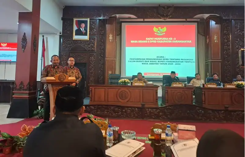 Rober-Adhe Langsung Tancap Gas Selepas Dilantik Jadi Bupati-Wabup Karanganyar