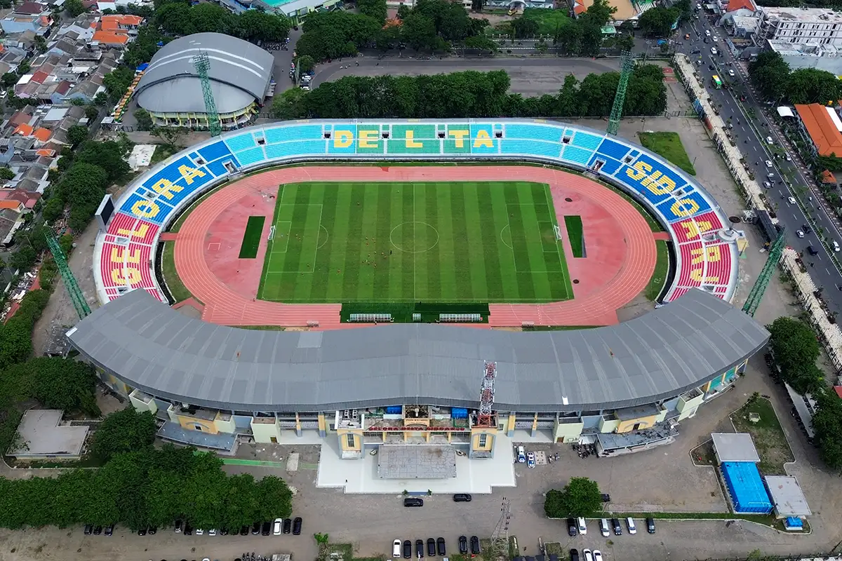 Stadion Gelora Delta Sidoarjo Selesai Direnovasi Sesuai Standar FIFA