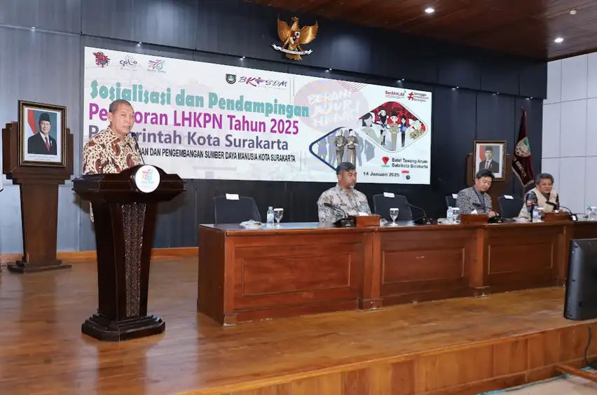 Ciptakan Pemerintahan yang Bersih, Pemkot Solo Ingatkan ASN Laporkan Harta