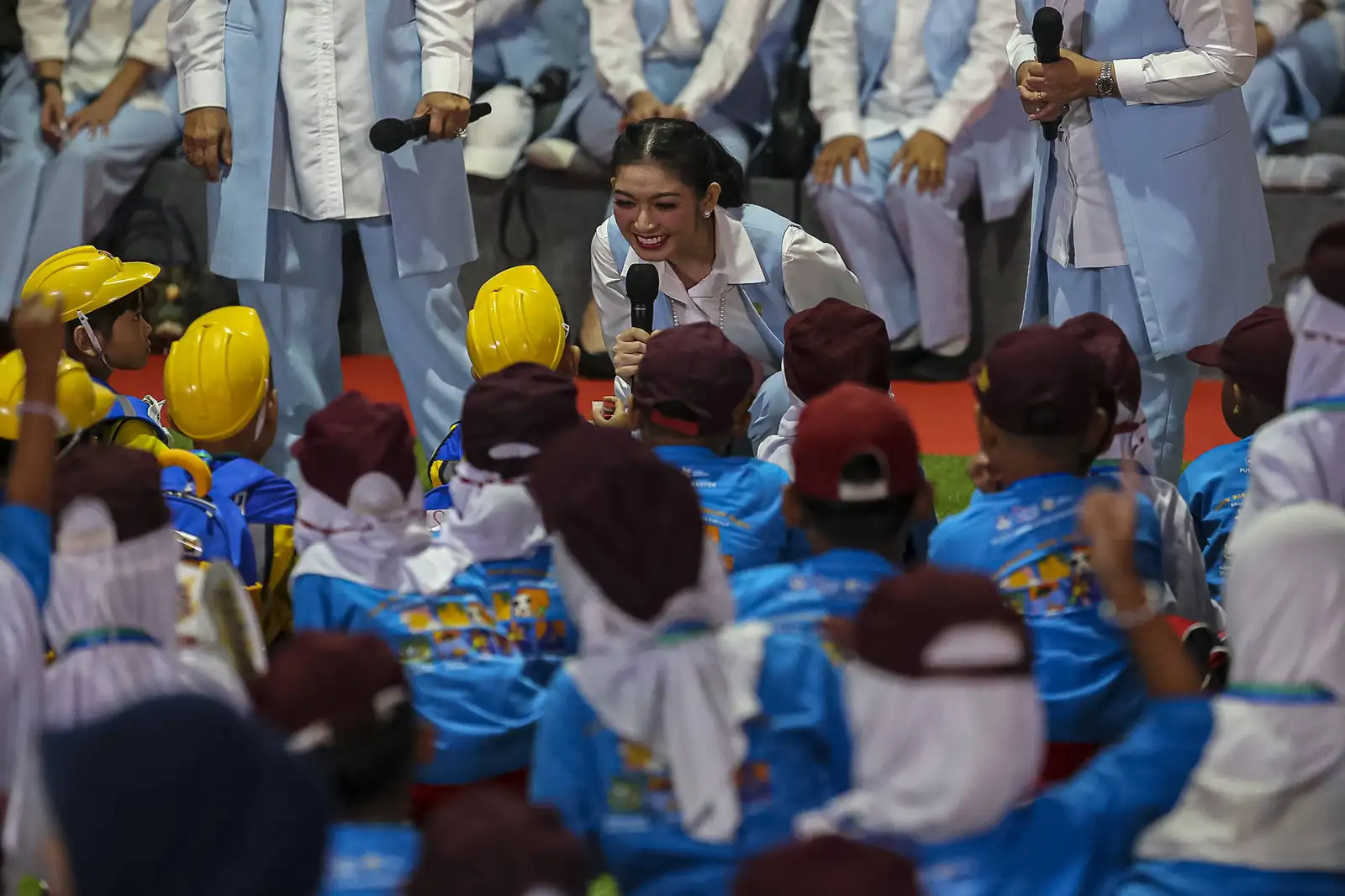 Bersama Para Istri Menteri, Selvi Kampanyekan Makanan Bergizi Pangan Lokal