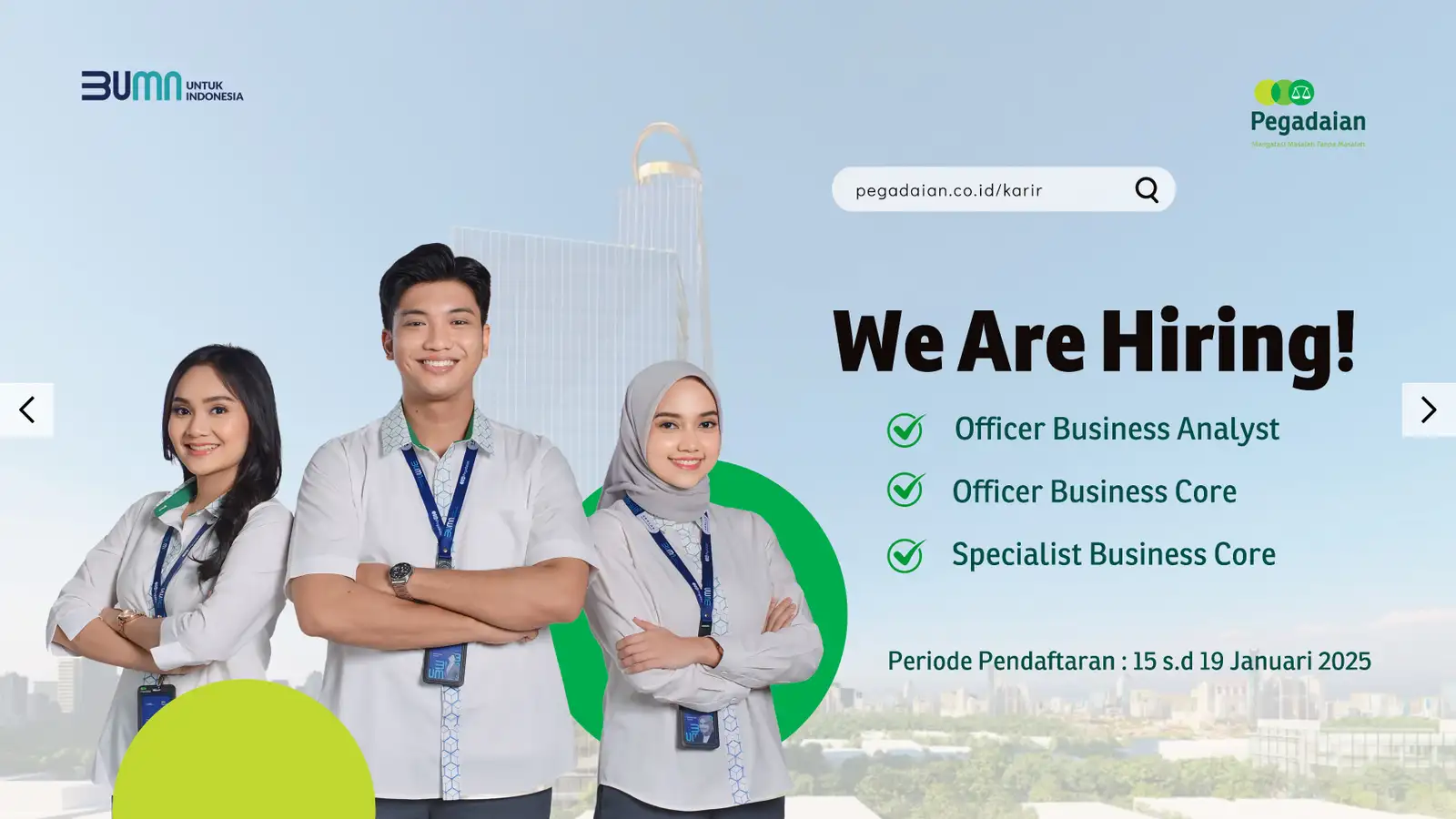 Mau Jadi Karyawan Pegadaian? Simak Lowongan Kerja Berikut Ini