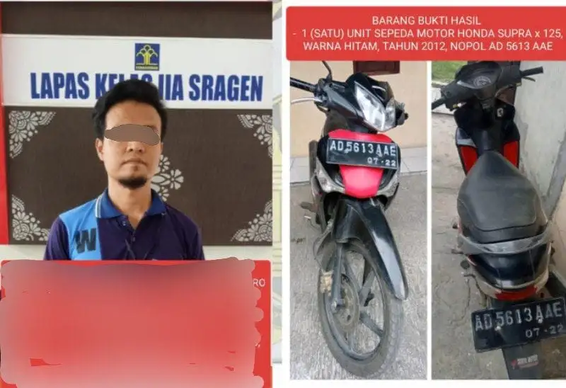 Setelah 7 Bulan, Kasus Curanmor Ngrampal Sragen Terungkap