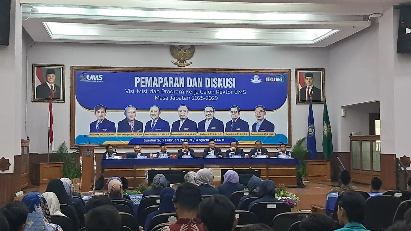 Pemilihan Rektor Baru UMS Mulai Bergulir, 7 Kandidat Adu Visi-Misi