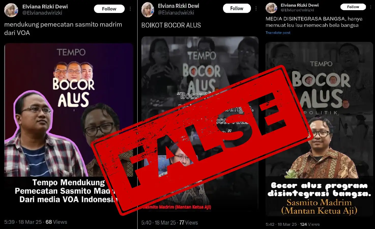 Salah: Mantan Ketua AJI & Haris Azhar Dinarasikan Sudutkan Bocor Alus Politik