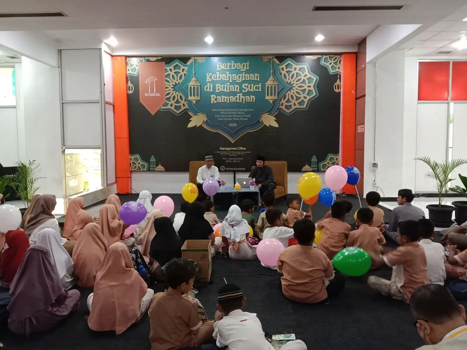 Solo Grand Mall Berbagi Keceriaan Bareng Anak-anak Panti Asuhan