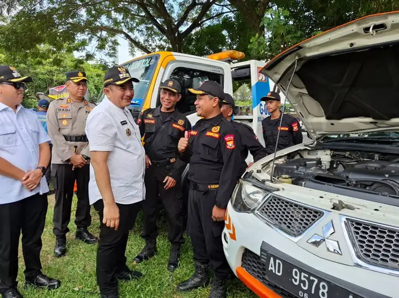 Polres Karanganyar Siagakan Sniper Amankan Arus Mudik Lebaran