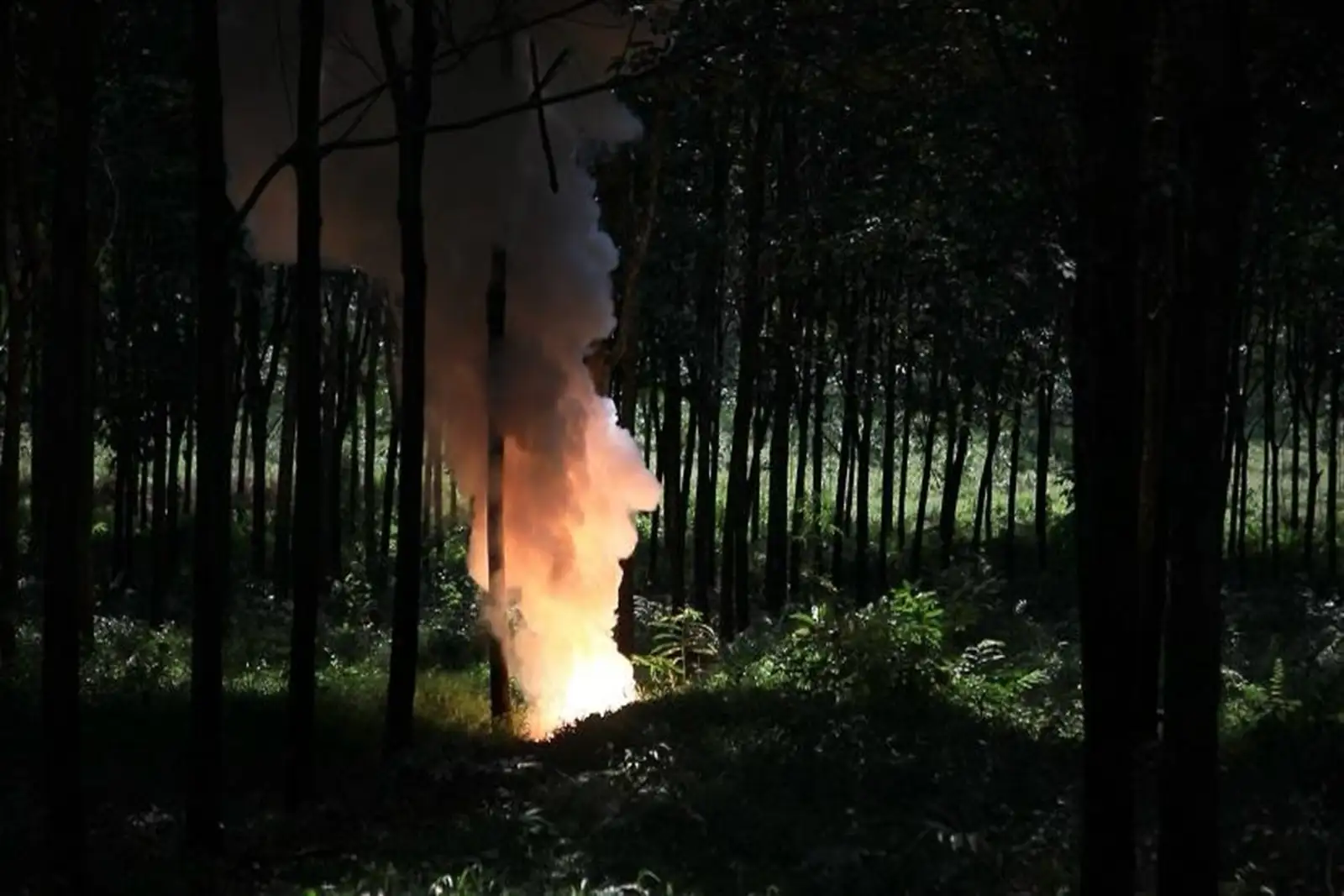 Granat Perang Dunia II Ditemukan di Salatiga, Diledakkan di Hutan Karet Bugel