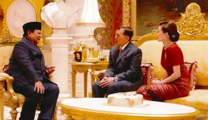 Istimewa! Presiden Prabowo Diterima Raja Thailand di Amphorn Royal Palace