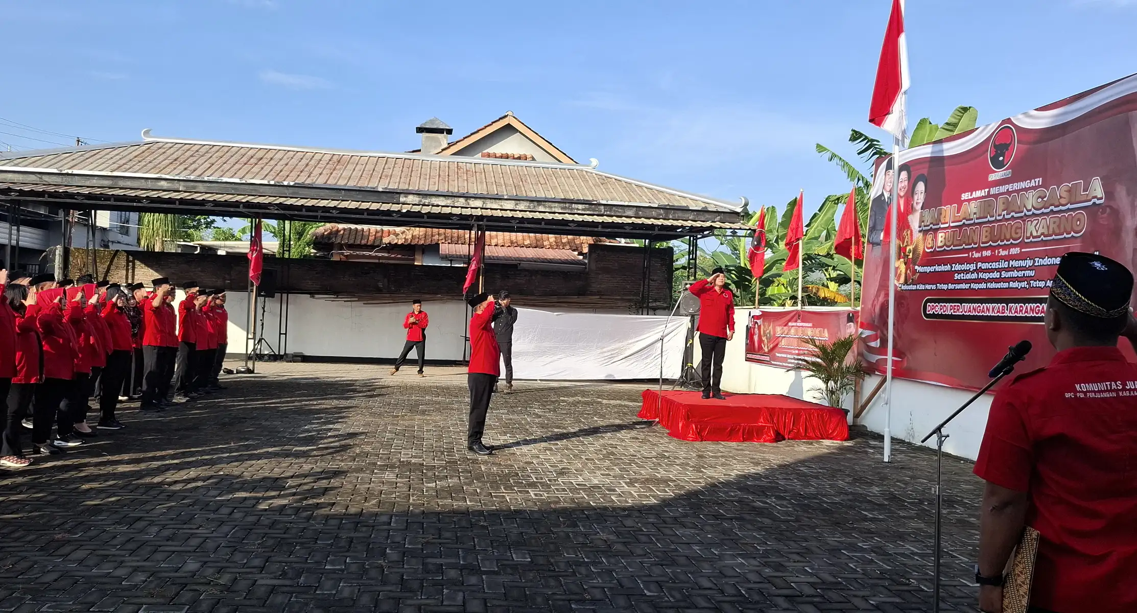 Peringatan Hari Lahir Pancasila, Kader PDIP Karanganyar Diingatkan Tak Lupa Diri