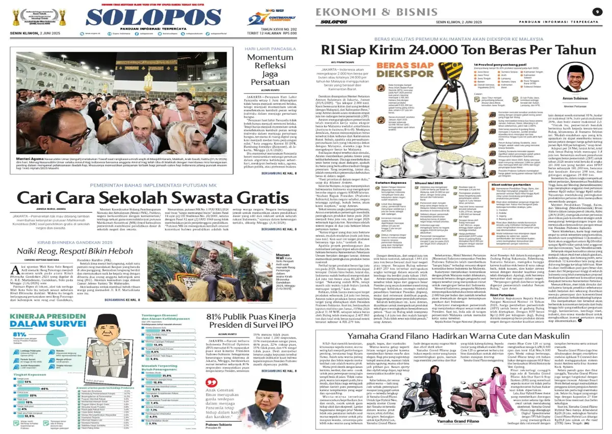 Solopos Hari Ini : Cari Cara Sekolah Swasta Gratis