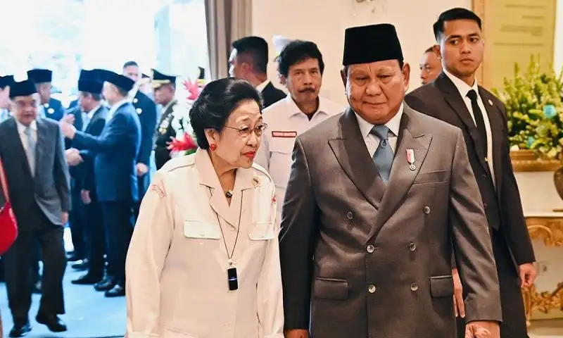Megawati Titip Pesan ke Mensesneg: Jaga kesehatan, Jagain Pak Prabowo