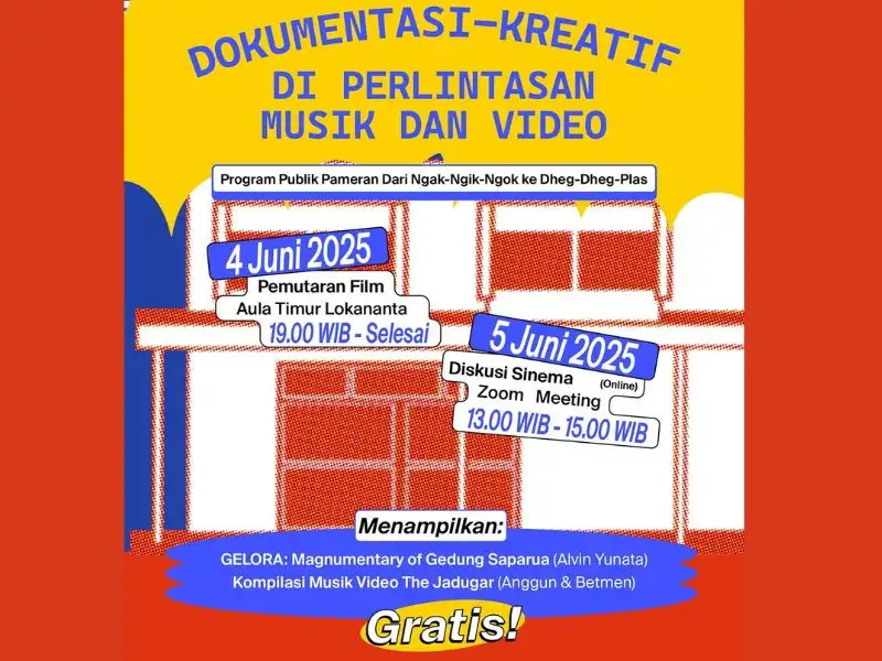Agenda Solo Hari Ini: Ada Pemutaran Film dan Musik 90-an di Lokananta