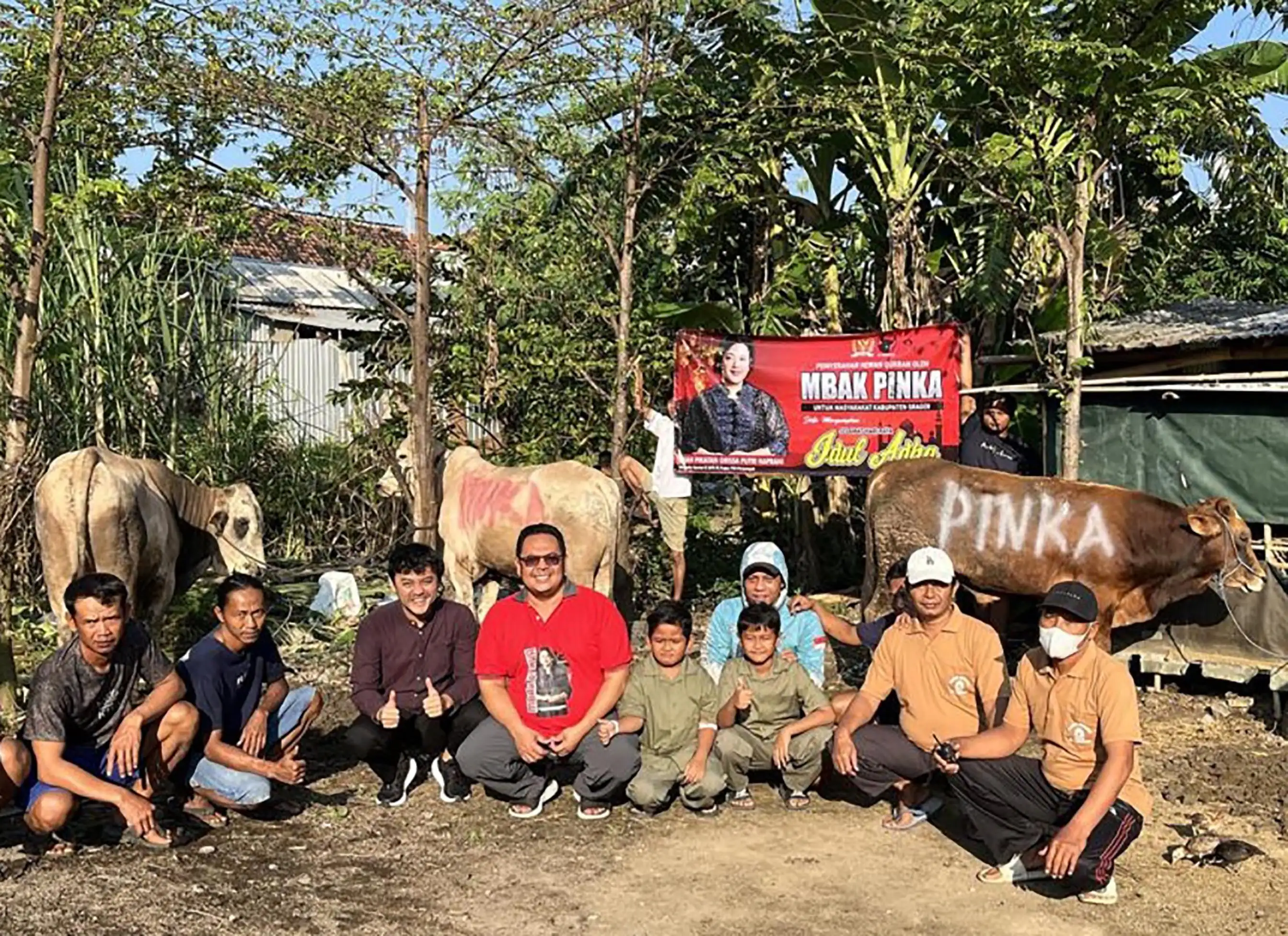 Anggota DPR Berkurban 5 Ekor Sapi di Sragen, Ini Sebarannya