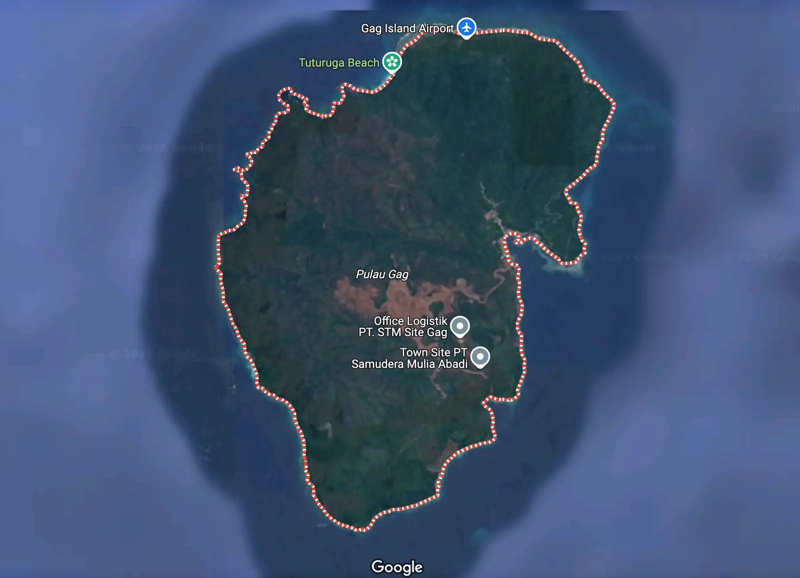 Kementerian ESDM Klaim Lahan Tambang Nikel Pulau Gag Raja Ampat Tak Besar