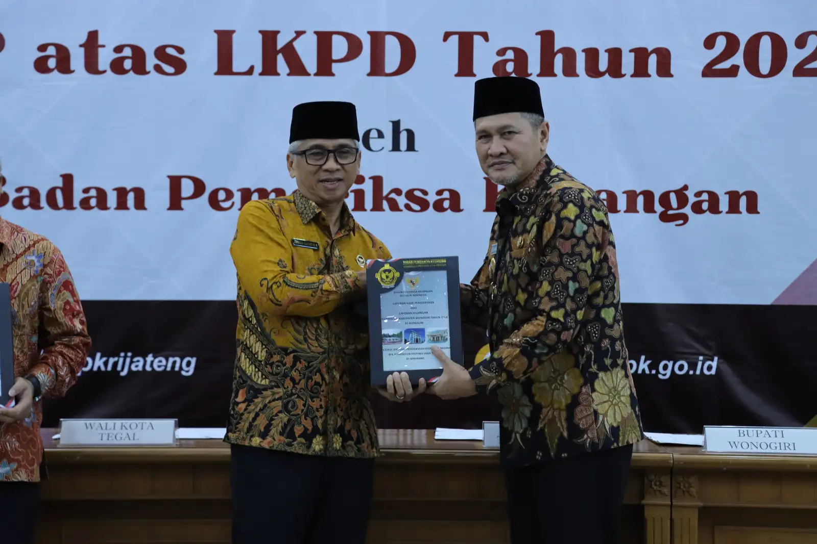 10 Kali Berturut-turut, Pemkab Wonogiri Raih Opini Wajar Tanpa Pengecualian