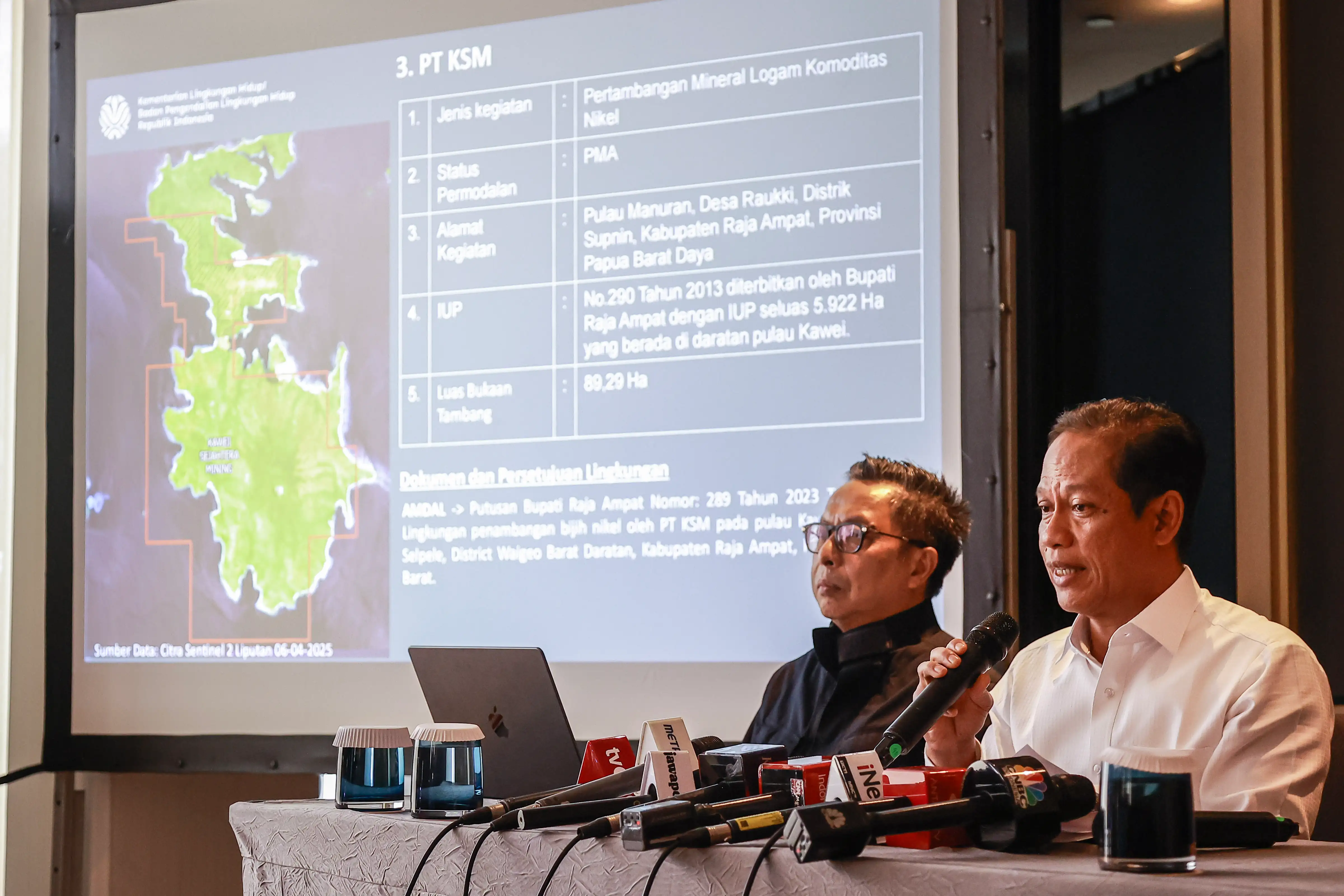 Kementerian Lingkungan Hidup Tinjau Ulang Izin Lingkungan Tambang di Raja Ampat