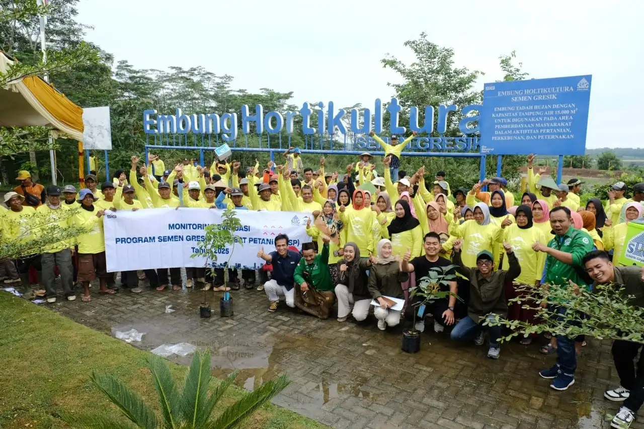 Semen Gresik Libatkan Ratusan Petani Kelola Lahan Secara Ramah Lingkungan