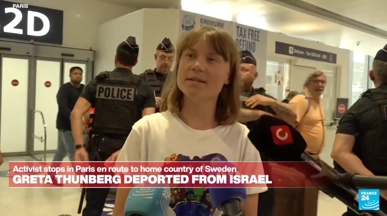 Greta Thurnberg Kembali ke Swedia setelah Kapal Madleen Gagal Mencapai Gaza