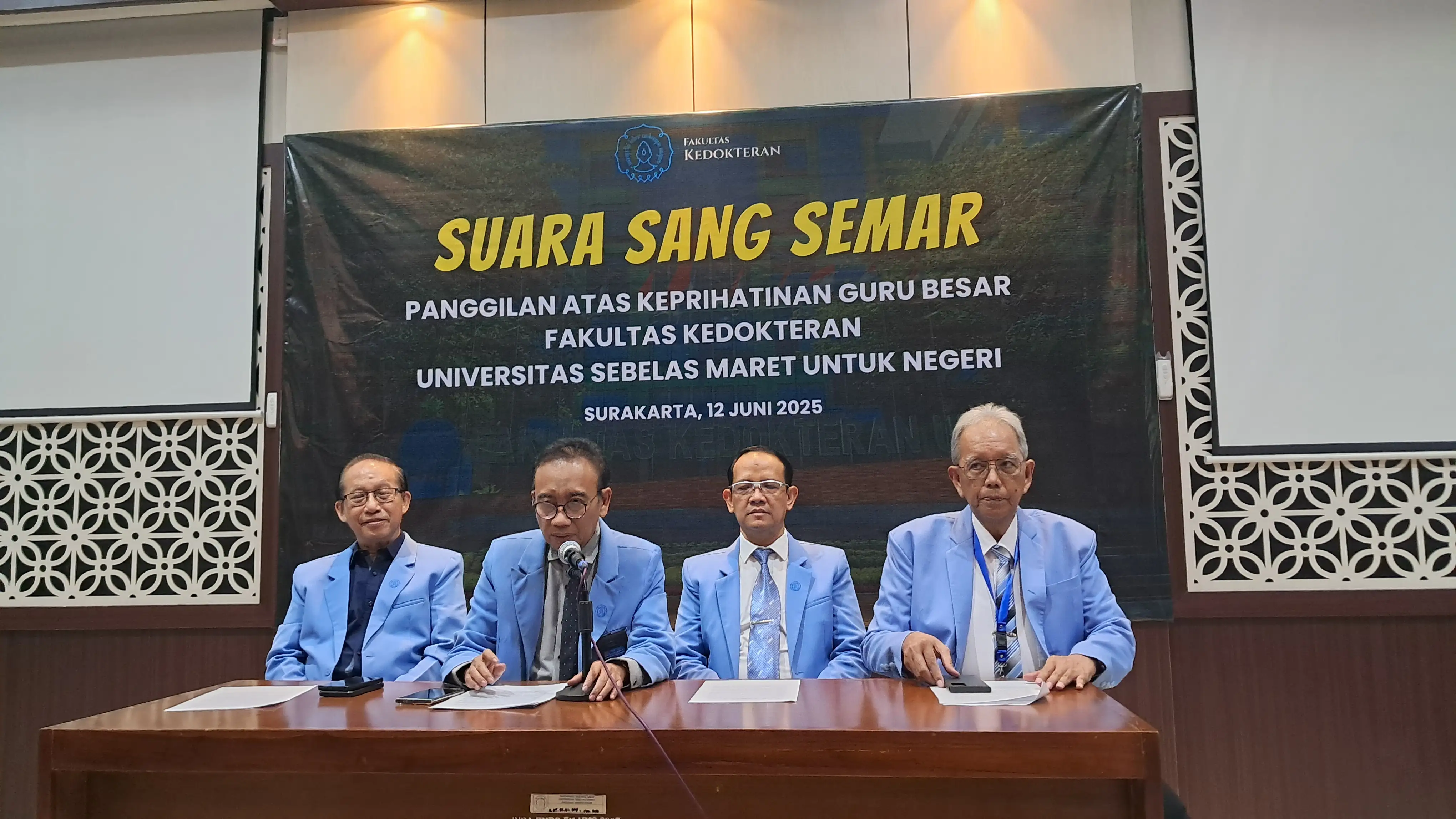 Guru Besar FK UNS Solo Kembali Bersuara Kritik Arah Kebijakan Kesehatan Nasional