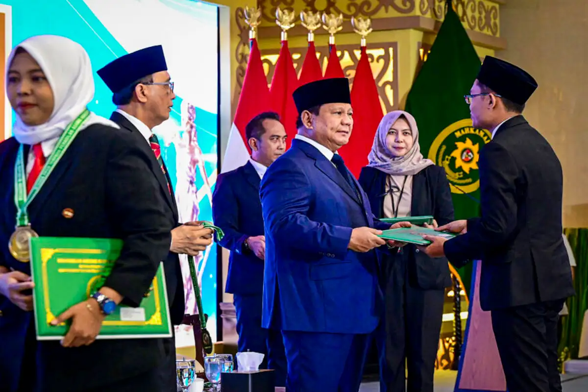 Presiden Prabowo Hadiri Pengukuhan 1.451 Hakim dari 4 Lembaga Peradilan