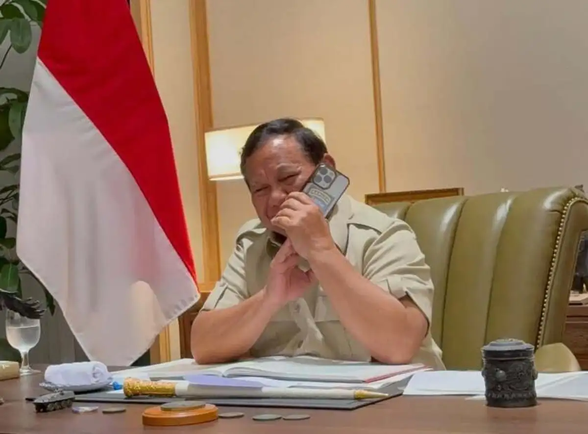 Prabowo Terima Telepon dari Presiden AS Donald Trump