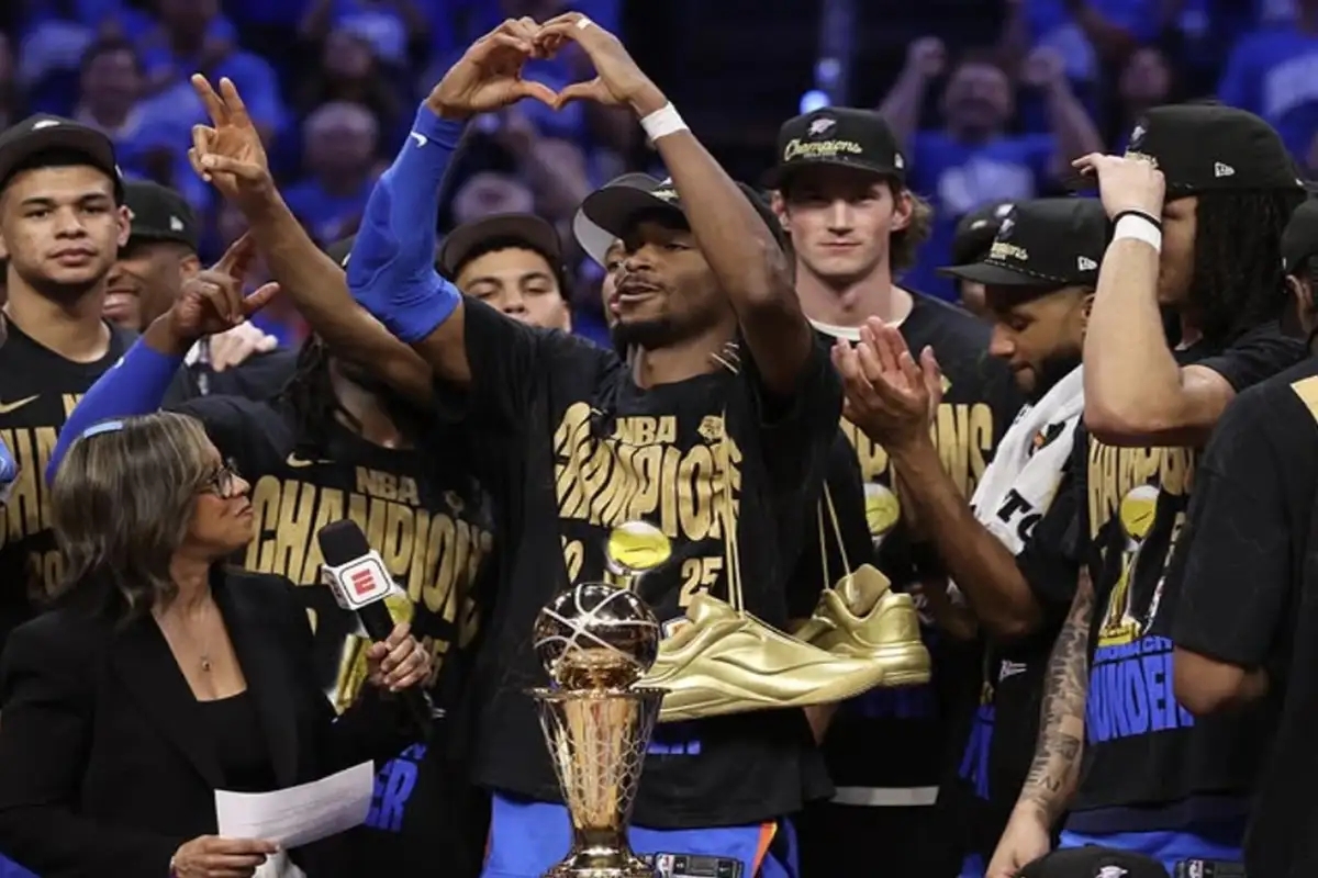 Oklahoma City Thunder Ukir Sejarah, Juara NBA 2025 Usai Tumbangkan Pacers
