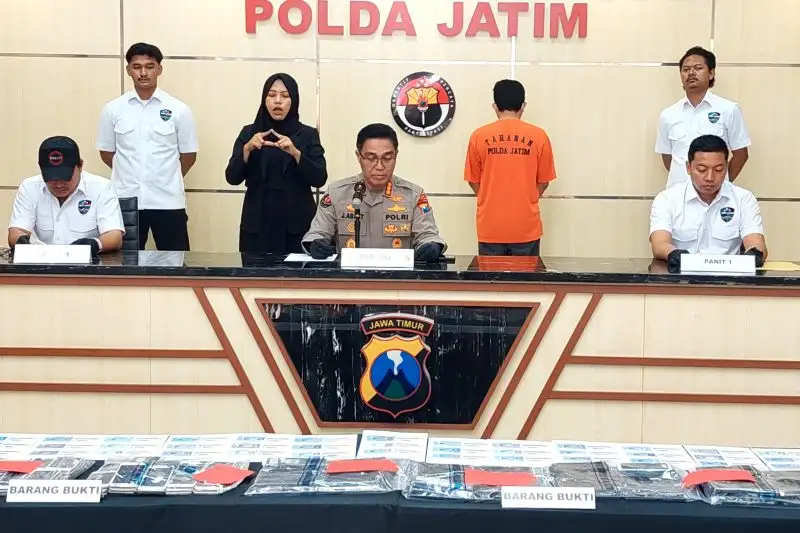 Gunakan Data Korban untuk Live Streaming Shopee, 1 Pria Dibekuk Polda Jatim